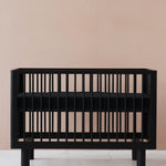 KARL & FRIC Ledikant Nox - Zwart satijn - 60x120cm image 2