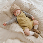 Linnen schelpkussen - zand image 3