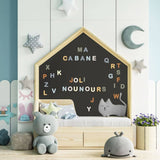 Ferflex Magnetische letters - karamel blauw - set van 125 magneten