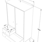 Wood Luck Kledingkast Babushka - Roze image 8