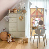 Wood Luck Hoge Ladekast Babushka - Olive image 2