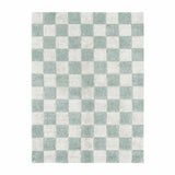 Lorena Canals Wasbaar Vloerkleed - Tiles - Blauw Sage - 120x160cm