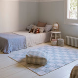 Lorena Canals Wasbaar Vloerkleed - Tiles - Blauw Sage - 120x160cm