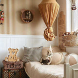 Dekornik Behang - Simple Vintage Stripes - Beige Bruin