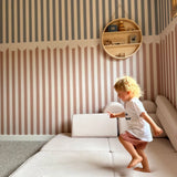 Dekornik Behang - Simple Rustic - Beige Blauw