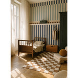 Dekornik Behang - Happy Stripes - Marine Blauw Munt Meerkleurig