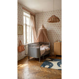 Dekornik Behang - Hearts Stripes Morning - Hartjes - Blauw Rood