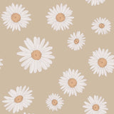 Dekornik Behang - Tuscan Daisies - Madeliefjes - Cappuccino Bruin