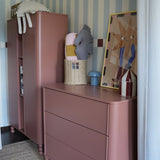 Wood Luck Dot Ladekast/Commode - Roze Terracotta