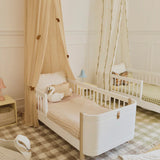 Lorena Canals Gebreide Deken - Vichy Rose - Roze Ruitpatroon - 80x100cm