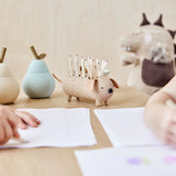 OYOY Living Design - Siliconen Kinderbeker Met Rietje - Peer - Groen