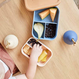OYOY Living Design - Siliconen Kinderbeker Met Rietje - Peer - Blauw