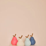 OYOY Living Design - Siliconen Kinderbeker Met Rietje - Peer - Blauw