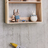 OYOY Living Design - Nachtlampje Konijn - Gebroken Wit - Blauw