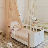 Lorena Canals Wasbaar Vloerkleed - Vichy Marron - Ruitpatroon - 150x180cm