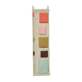 OYOY Living Design - Groeimeter Met Opbergvakken - Saga - Beige - Roze