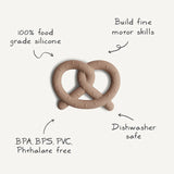 Mushie Bijtring Pretzel