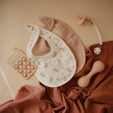 Mushie Slab Muslin Blush Pink Floral Roze - 2 delig