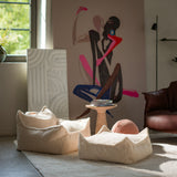 Wigiwama Zitzak voor Kinderen - Cream White Beanbag Chair image 2