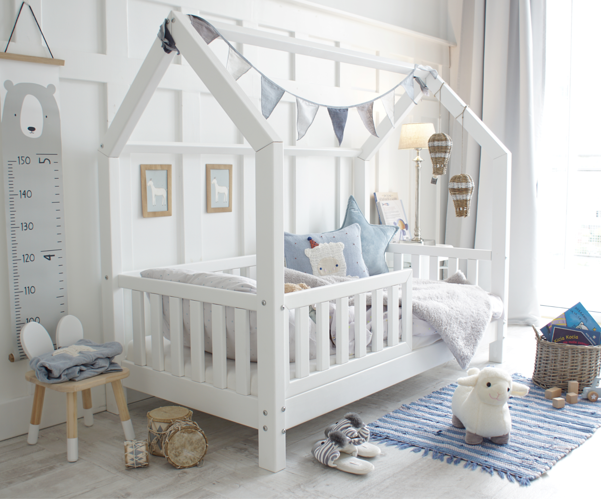 Bedhuisje Beau Wit - Eenpersoons 90x200cm image 1