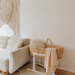 Linnen schelpkussen - zand image 2