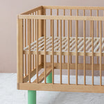 KARL & FRIC Ledikant Nox - Naturel met groene poten image 7