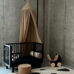 KARL & FRIC Ledikant Nox - Zwart satijn - 60x120cm image 1