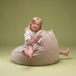 Wigiwama Beren Zitzak voor Kinderen Beer - Dusty Beige Bear Beanbag image 3