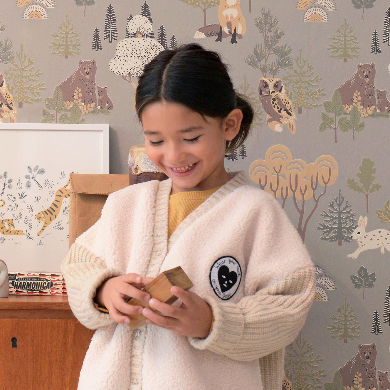 Majvillan Behang - Deep Forest - Mystic Grey image 0