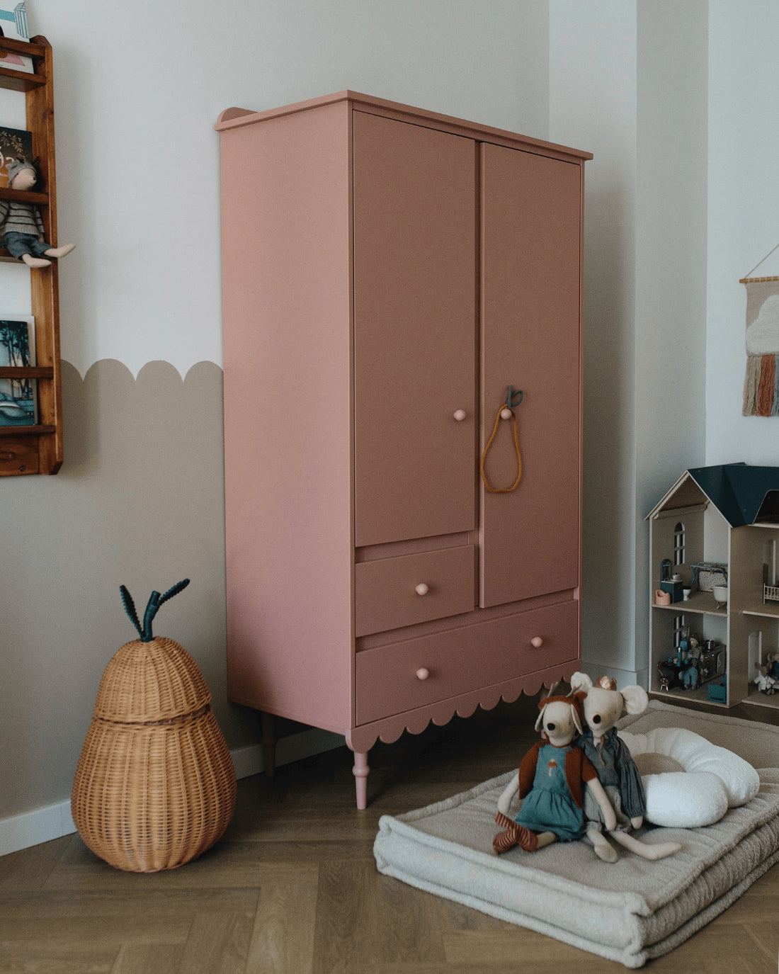 Wood Luck Kledingkast Babushka - Roze image 4