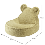 Wigiwama Beren Zitzak voor Kinderen Beer - Matcha Bear Beanbag image 5
