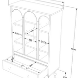 Wood Luck Boekenkast Babushka - Olive image 6