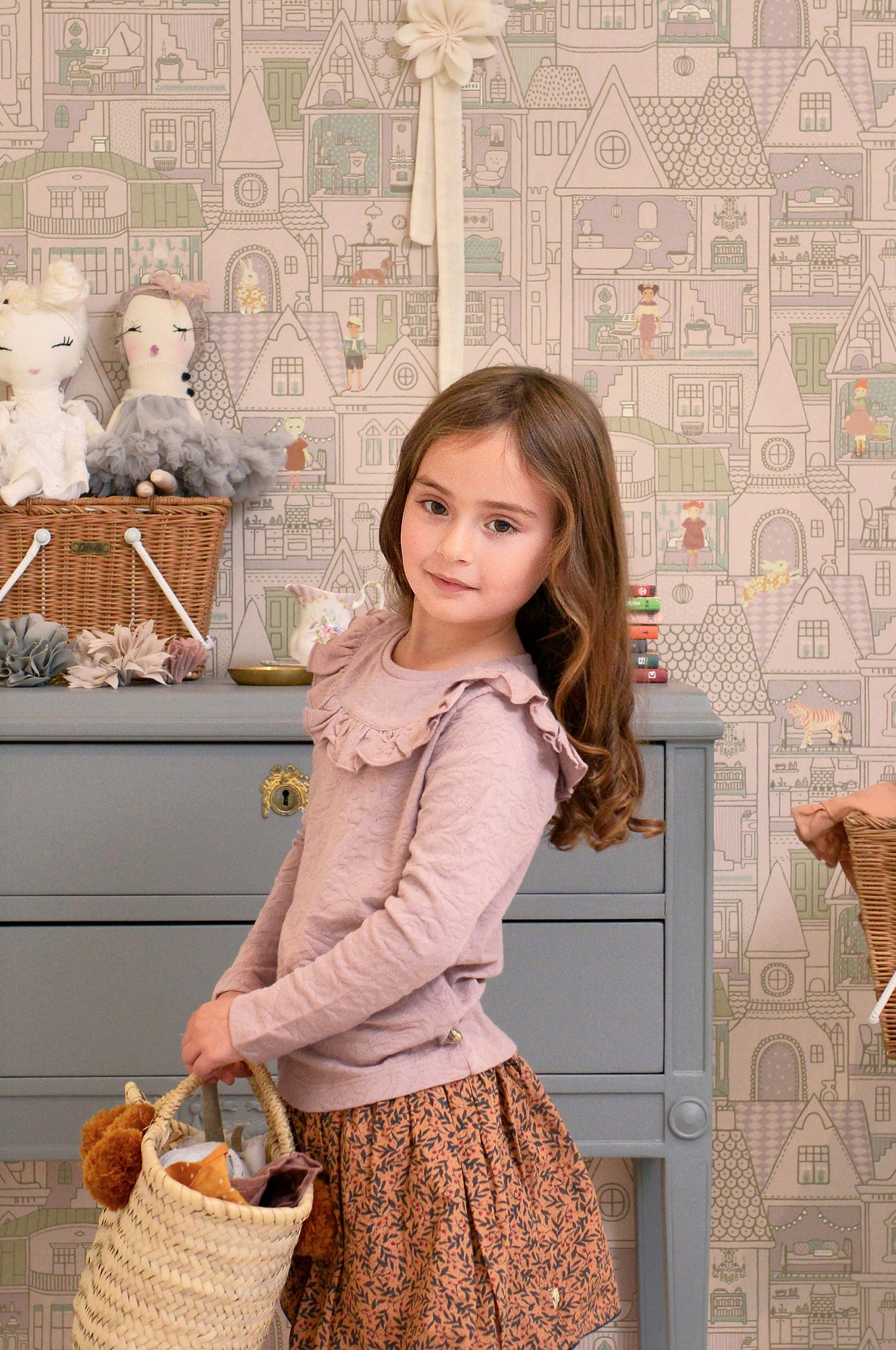 Majvillan Behang - Dollhouse - Soft Lilac image 6