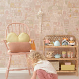 Majvillan Behang - Dollhouse - Sunny Pink image 3