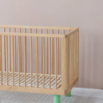 KARL & FRIC Ledikant Nox - Naturel met groene poten image 8