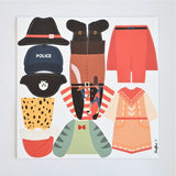 Ferflex Magnetisch spel — Mijn kostuums - aankleedpop