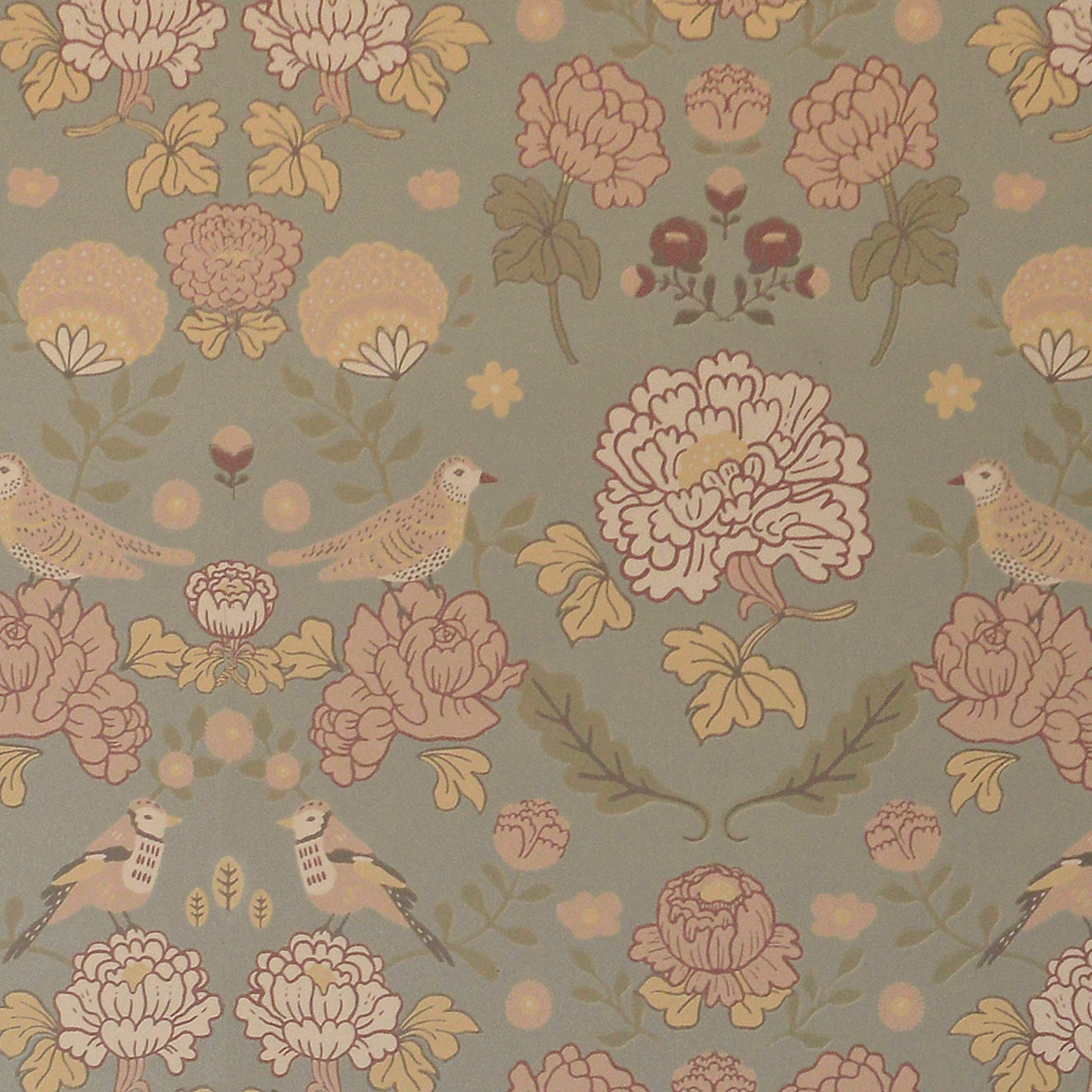 Majvillan Behang - June - Saga Green image 1