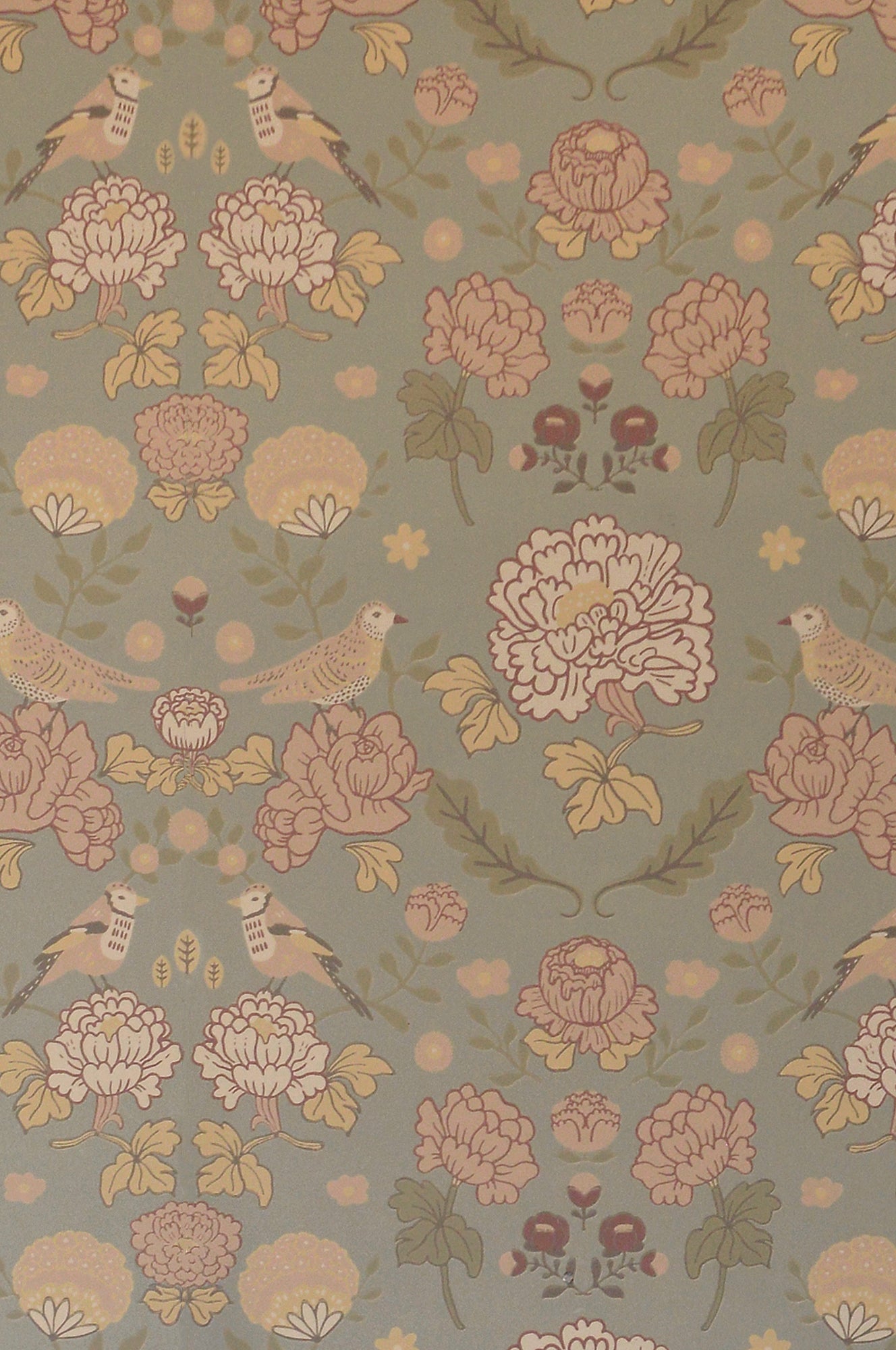 Majvillan Behang - June - Saga Green image 1