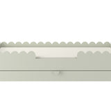 Montessori Junior Bed met Schulprand - Met Lade - 80x160cm - Sage Groen