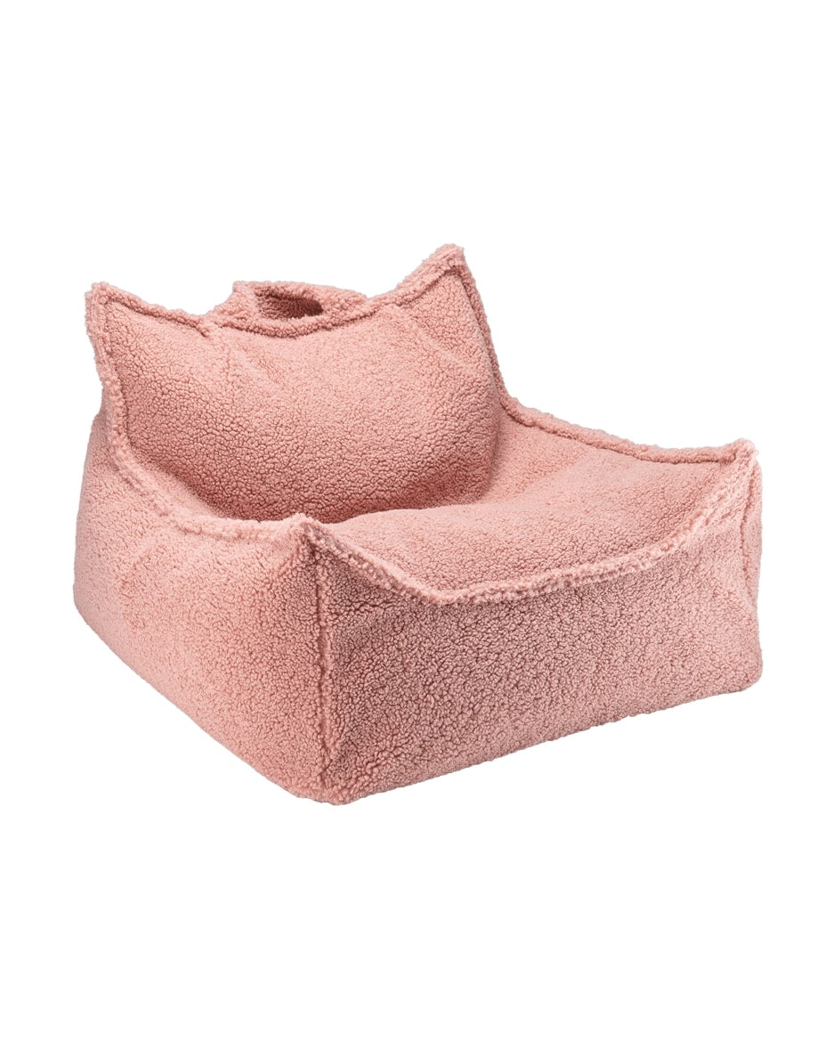 Wigiwama Zitzak voor Kinderen - Guava Pink Beanbag Chair image 0