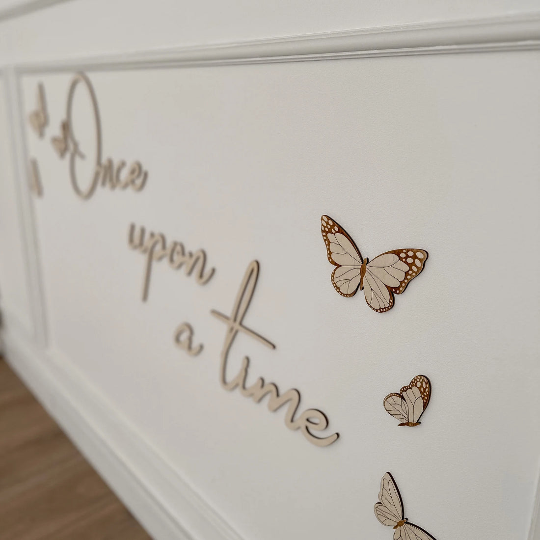 Houten Vlinders Muurdecoratie "Once Upon a Time" image 1