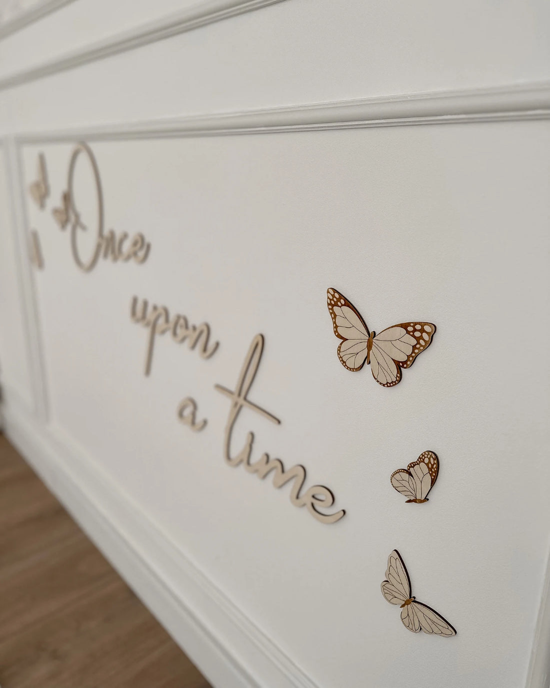 Houten Vlinders Muurdecoratie "Once Upon a Time" image 1