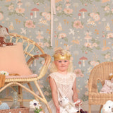 Majvillan Behang - Old Garden - Gentle Blue image 2