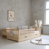 Bed Lou Natural - Met Lades - Twijfelaar 140x200cm image 2