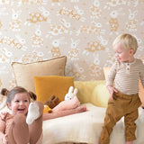 Majvillan Behang - Garden Party - Sandy Grey image 0