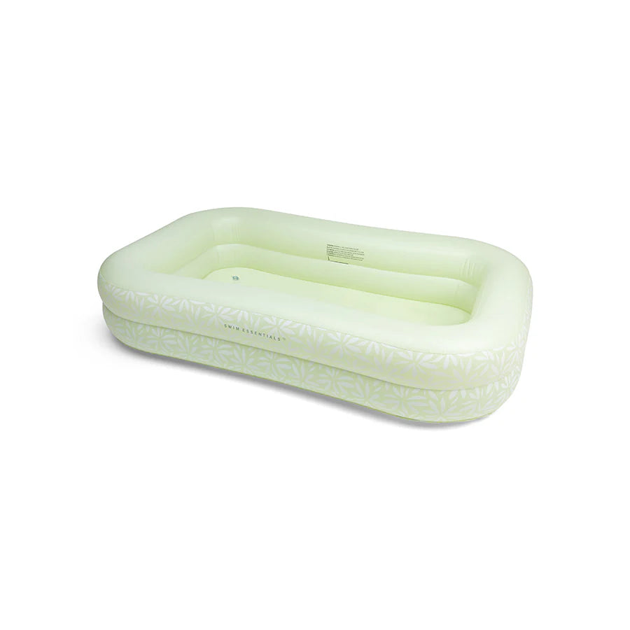 Opblaaszwembad Swim Essentials Matcha | Groen Kinder zwembad 211 x 132 x 46 cm image 0