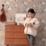 Majvillan Behang - Deep Forest - Mystic Grey image 2