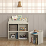 Montessori Boekenkast met Schulprand - Latte image 0