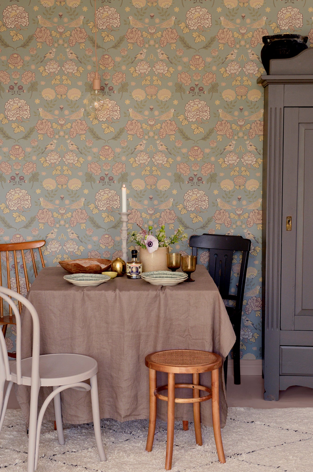 Majvillan Behang - June - Saga Green image 4