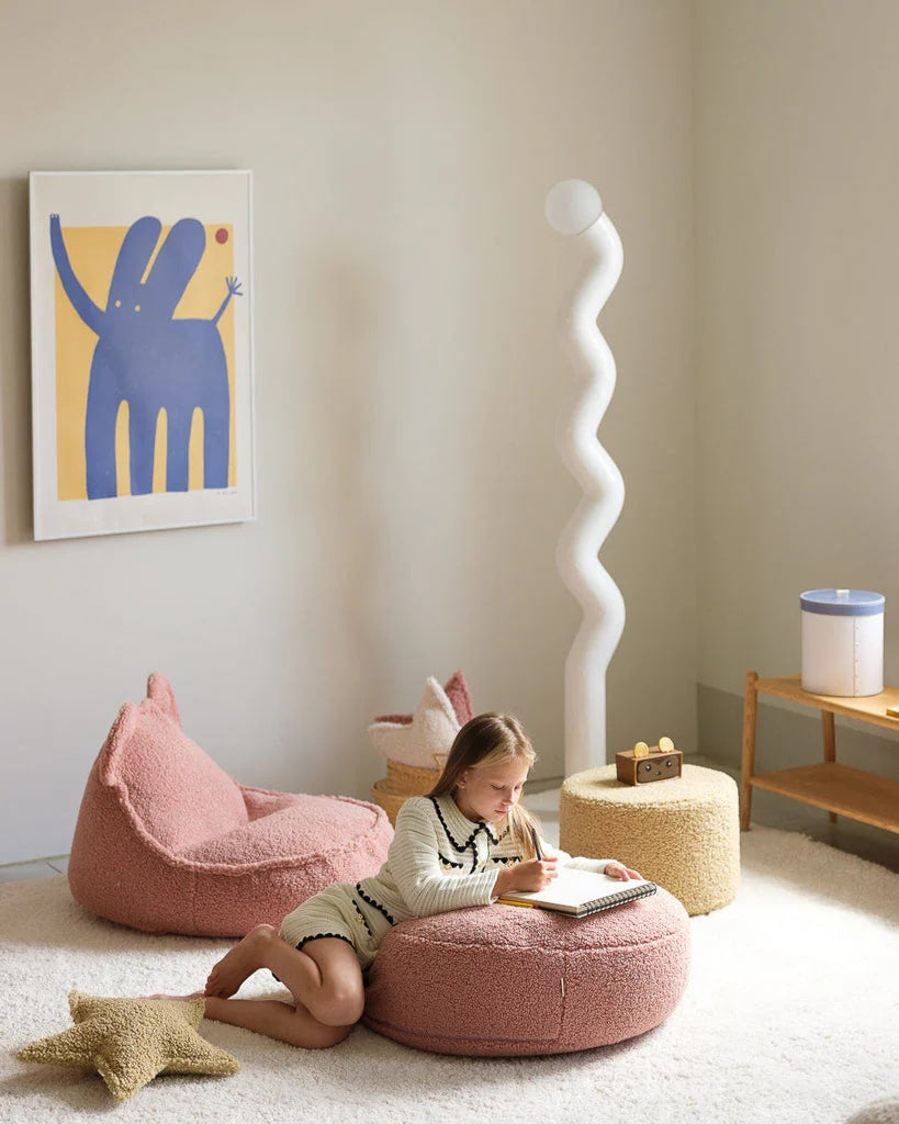 Wigiwama Kinderpoef - Guava Pink Ottoman image 1